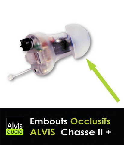 Embouts silicones ALVIS Chasse II et ALD410 intras
