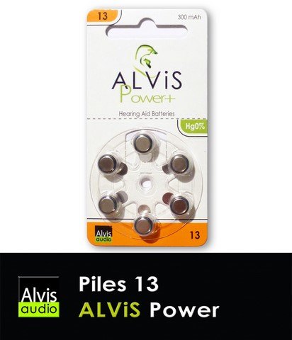 Piles auditives T 13