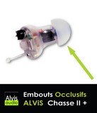 Embouts silicones ALVIS Chasse II et ALD410 intras Embouts silicones ALVIS Chasse II et ALD410 intras