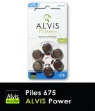 Piles auditives ALVIS T 675 Piles auditives ALVIS T 675